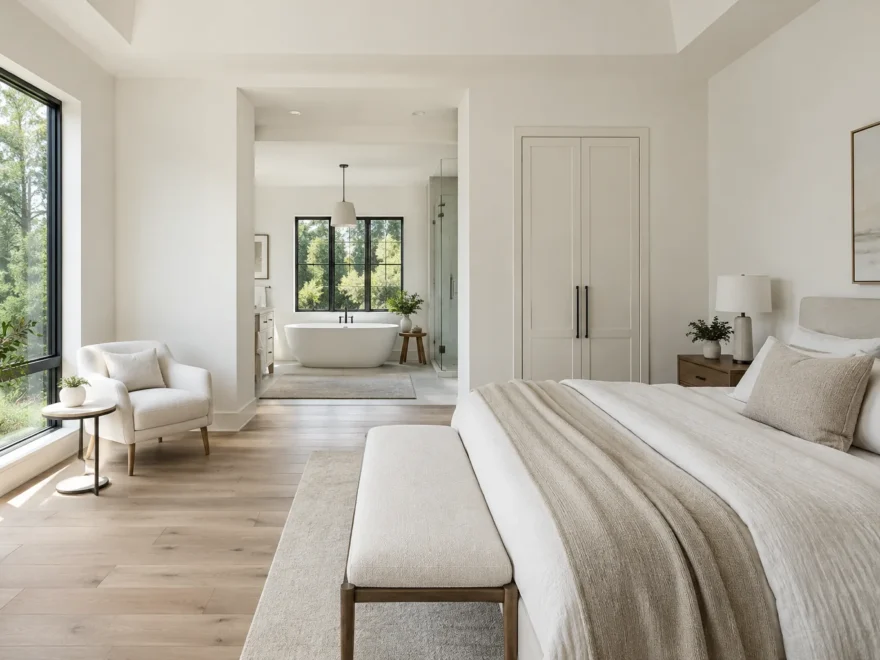 Guest Bedroom with Garden Outlook