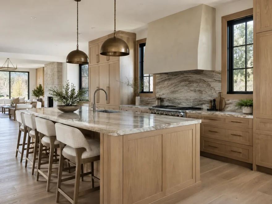 Custom Cabinetry in Expanded Kitchen