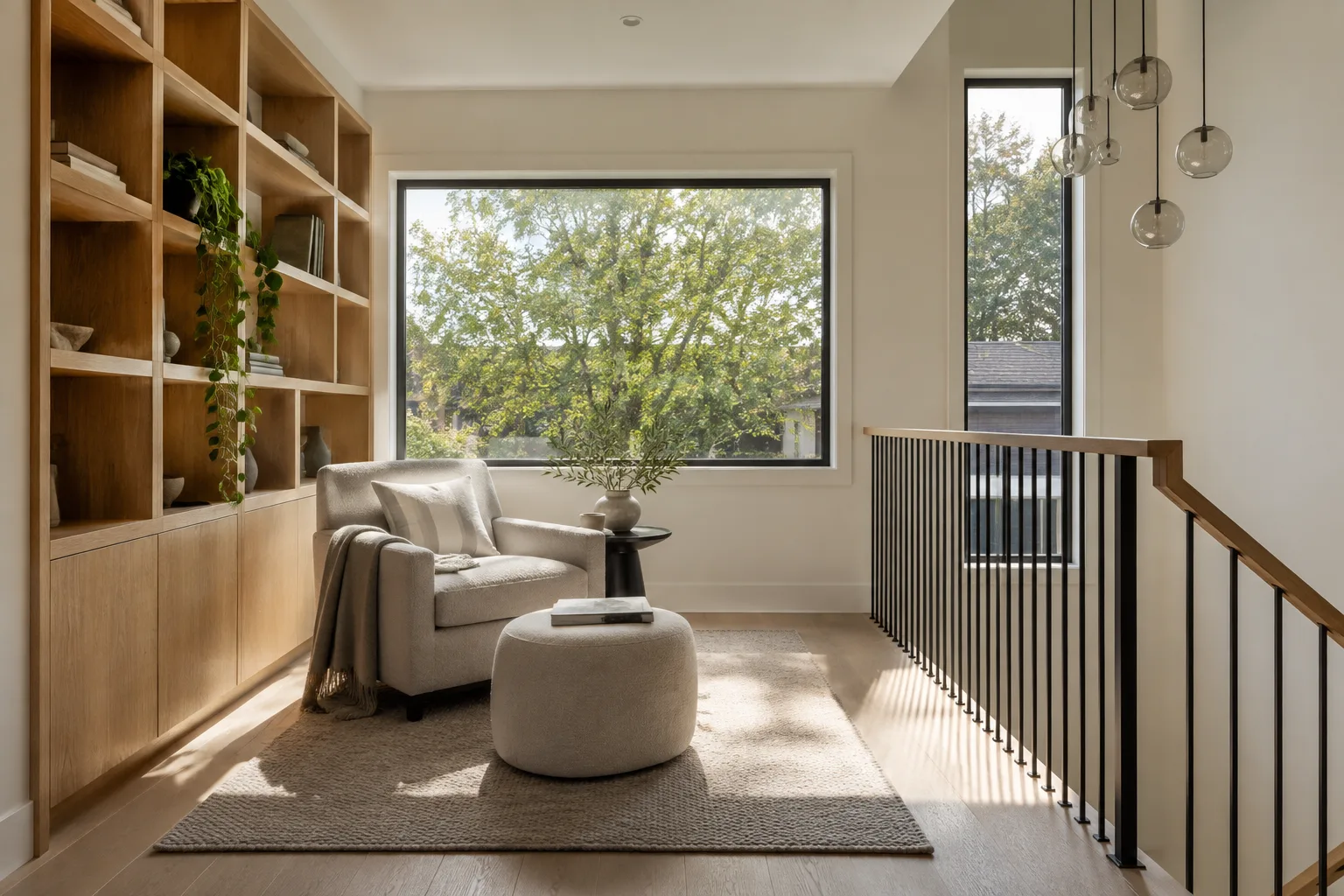 Upper Landing with Reading Nook