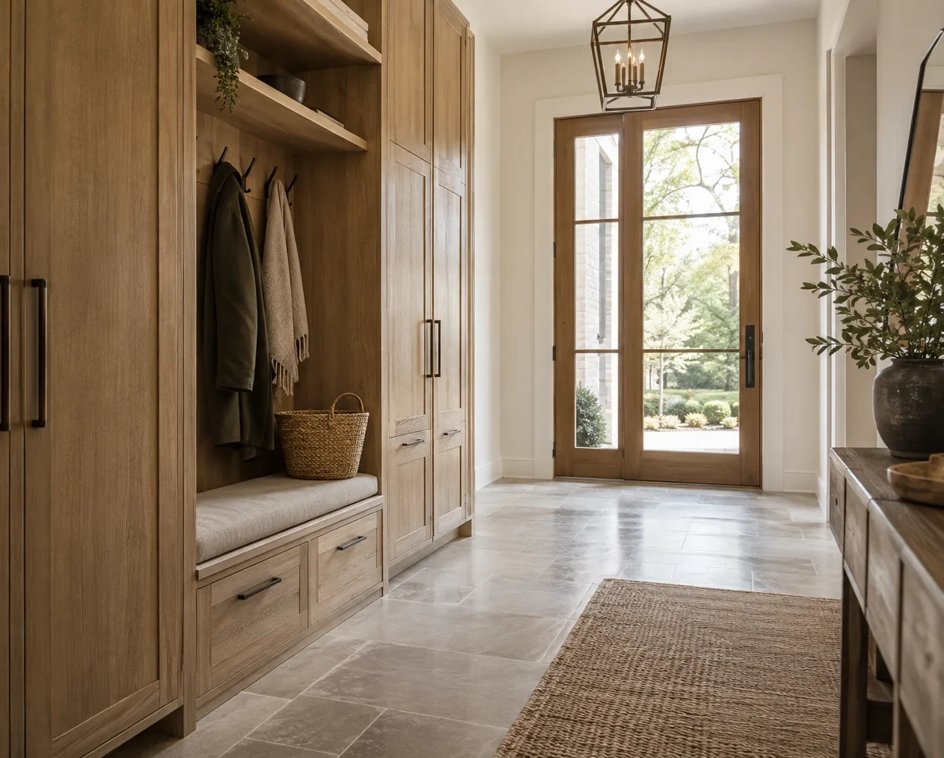 Entry with Custom Coat Storage