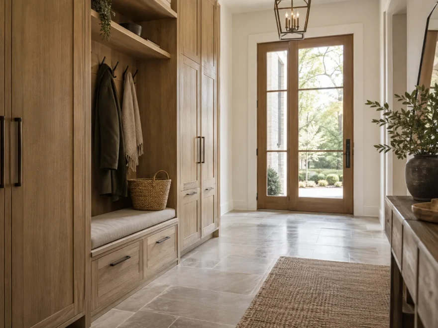 Entry with Custom Coat Storage