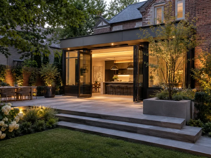 Rear Extension with Outdoor Terrace