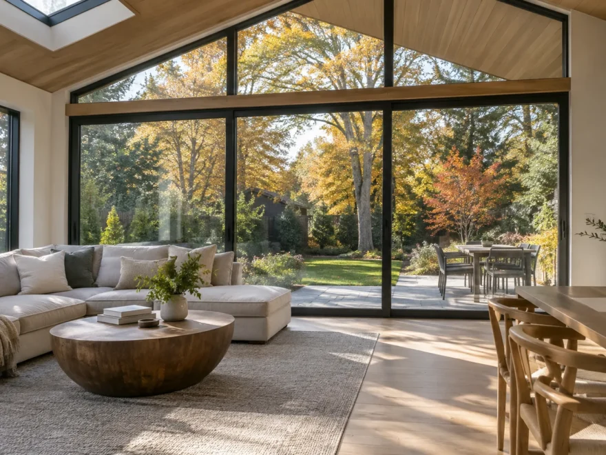 Garden-Facing Glazing in Family Space