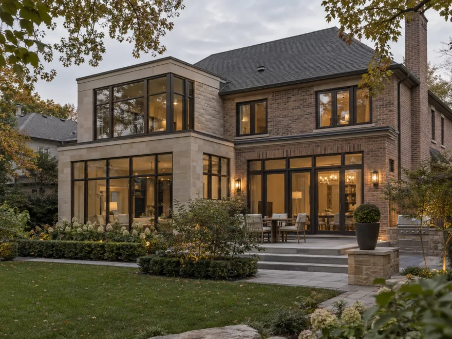 Two-Level Rear Addition with Terrace