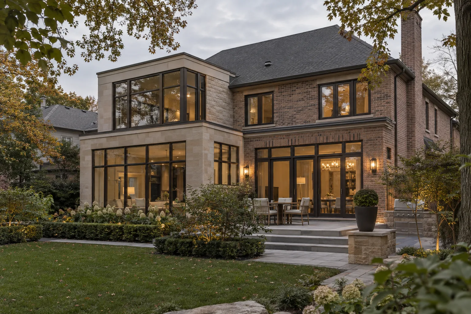 Two-Level Rear Addition with Terrace