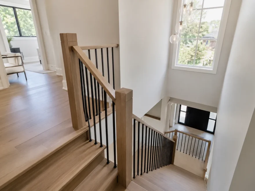 Staircase Connecting Main and Upper Floors