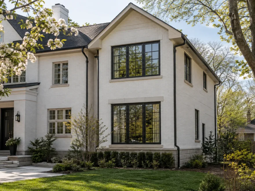 Light Masonry Two-Storey Home